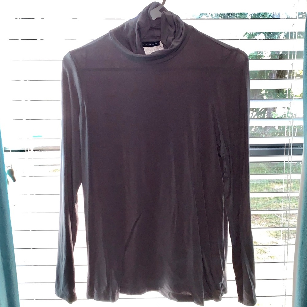 Light Gray Tahari Turtleneck